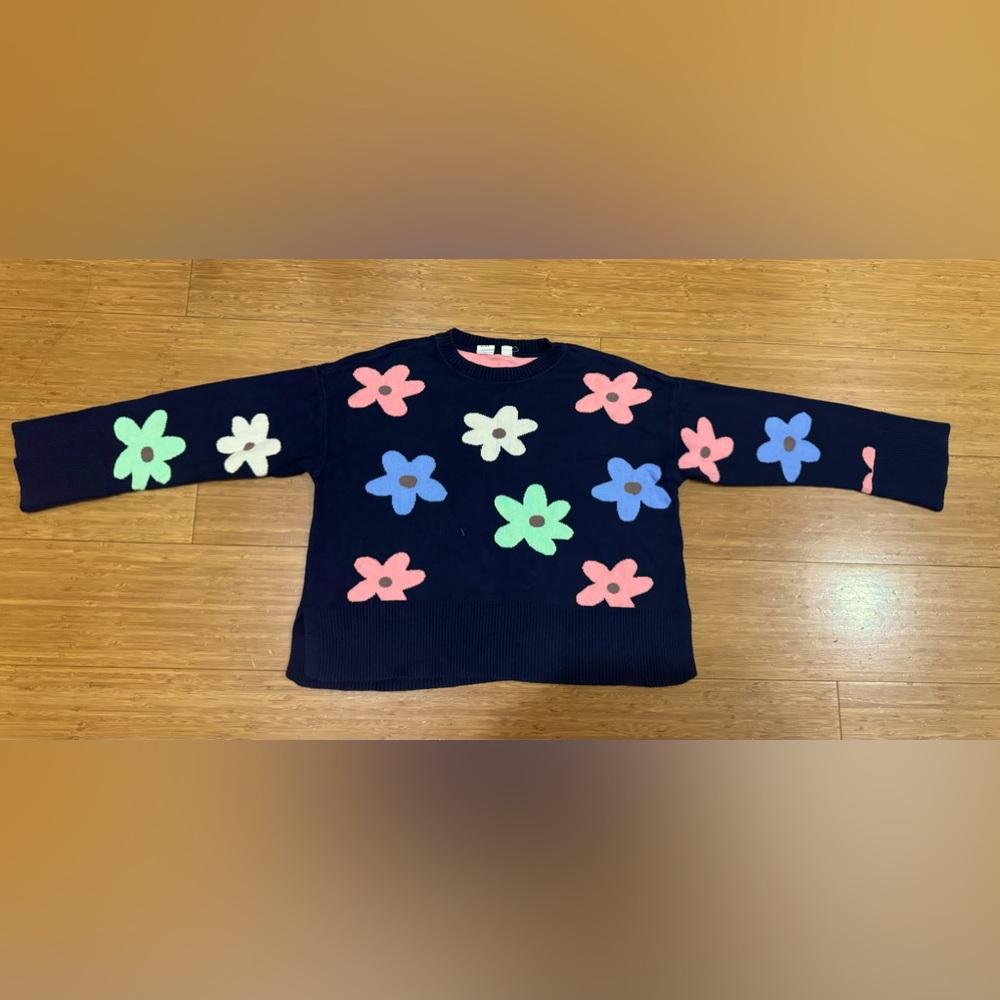 Flower Sweater GIRLS XL (12)